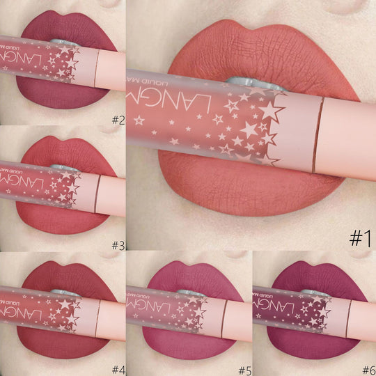 Matte Lip Gloss Set Does Not Stick To The Cup And Does Not Fade