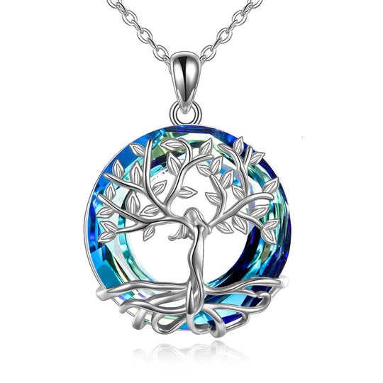 Sterling Silver Tree of Life Pendant Necklace Jewelry