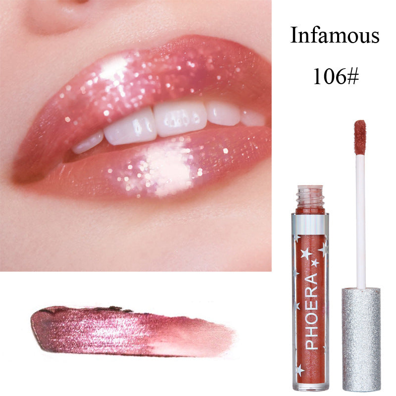 Moisturizing Candy Color Lip Gloss Waterproof Glitter Liquid Lipstick