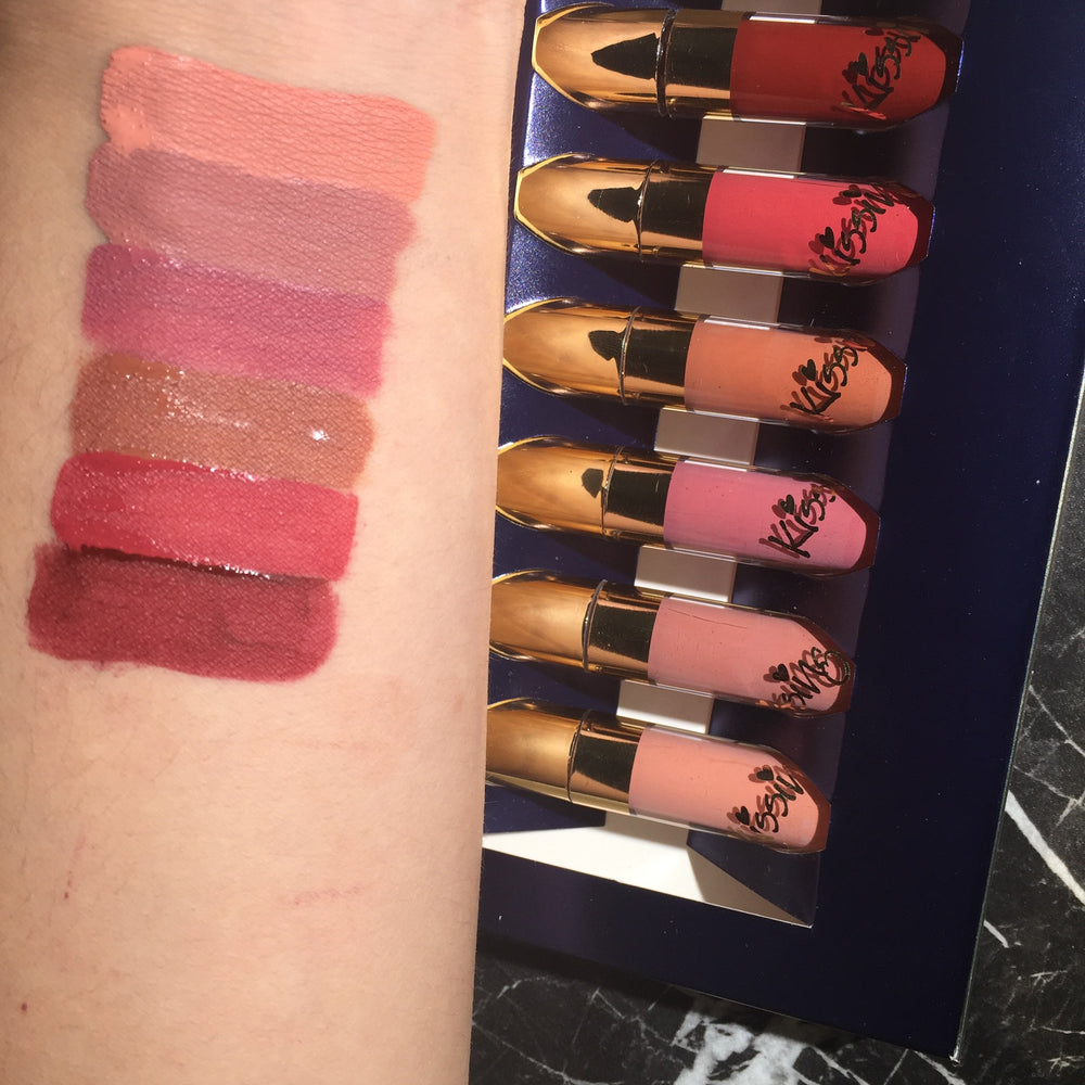 6Pcs/set Liquid Matte Lipstick Easy To Wear Long-lasting Lip