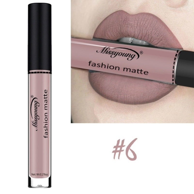 Lip Gloss Liquid Lipstick Non-Stick Cup Matte Makeup Llipstick