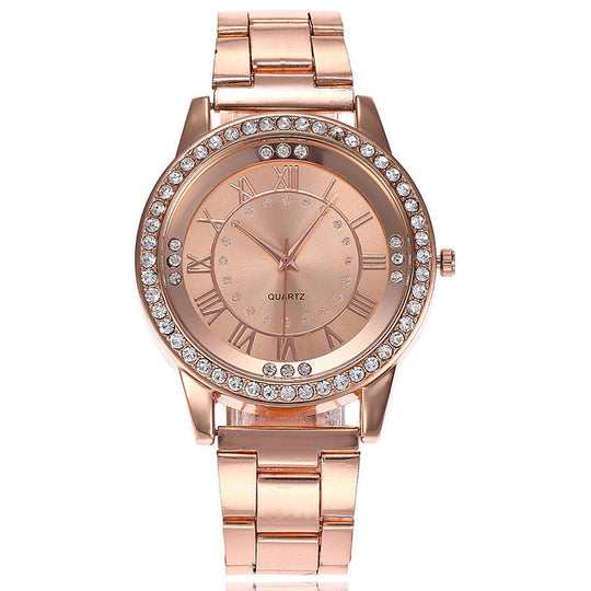 Vansvar Brand Rose Gold Watch Luxury Women  Casual Watch