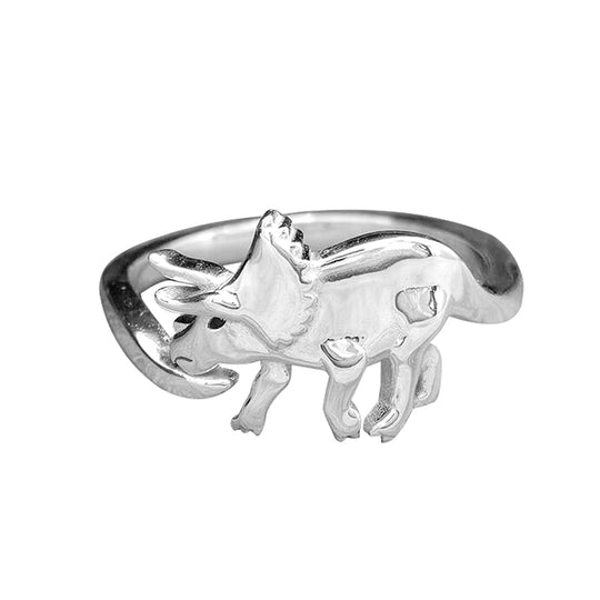 Dinosaur Animal Ring Tyrannosaurus Stegosaurus Open Rings For Women Jewelry