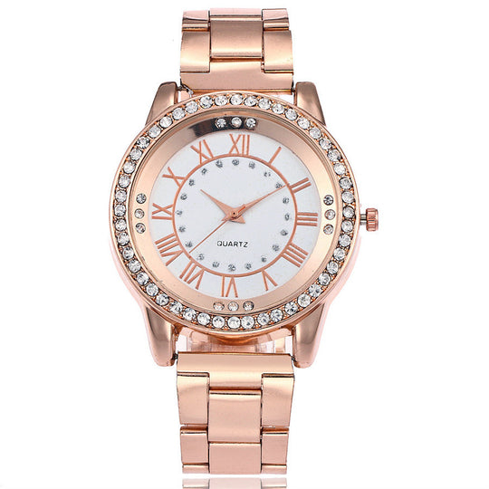 Vansvar Brand Rose Gold Watch Luxury Women  Casual Watch