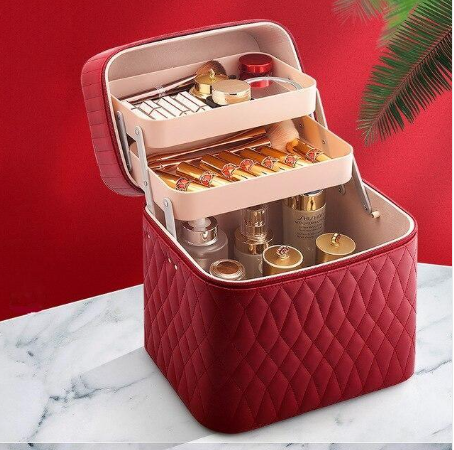 Large Capacity Korean Style Portable Cosmetics Storage Box