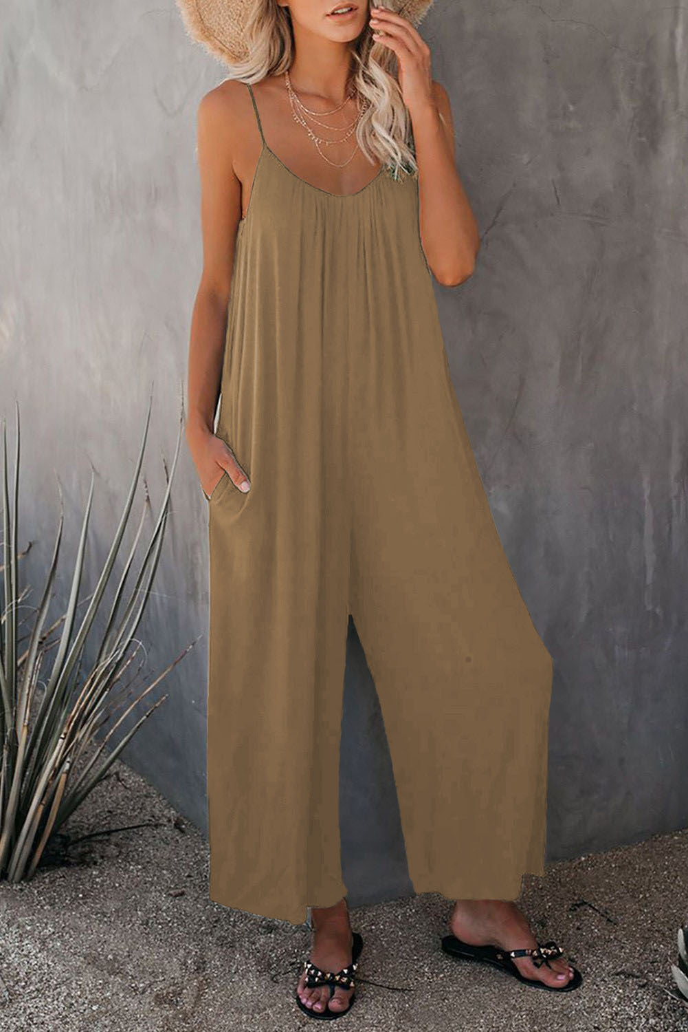 Jumpsuits Romper Jumpsuit With Pockets Long Pant Summer