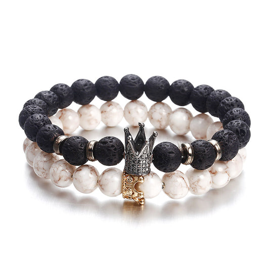 Fashion Lava Natural Stone Beads Bracelet For Women Bracelets