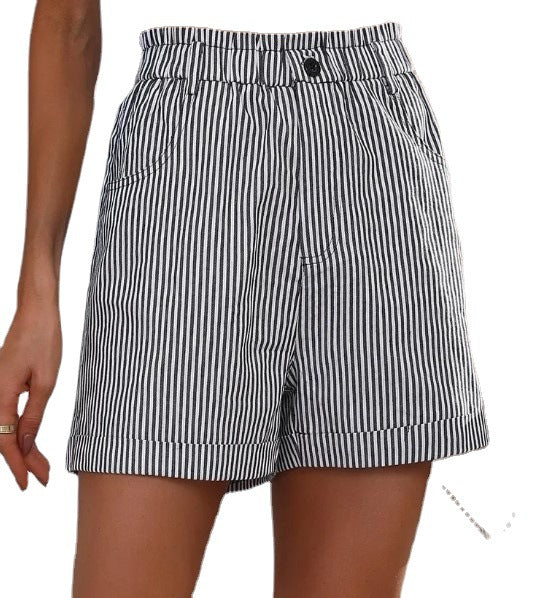 Women's Summer Striped Shorts