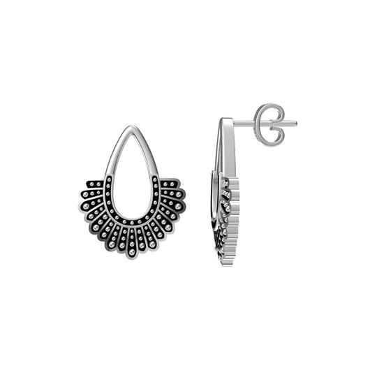 RBG Dissent Collar Earrings 925 Sterling Silver Drop,Stud Earrings