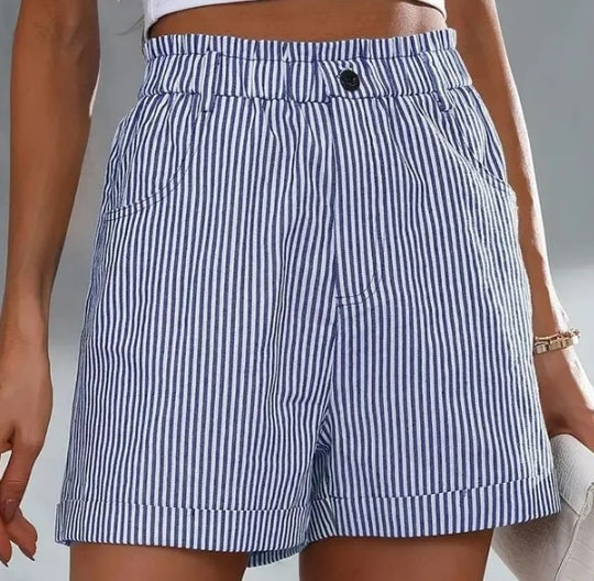 Women's Summer Striped Shorts