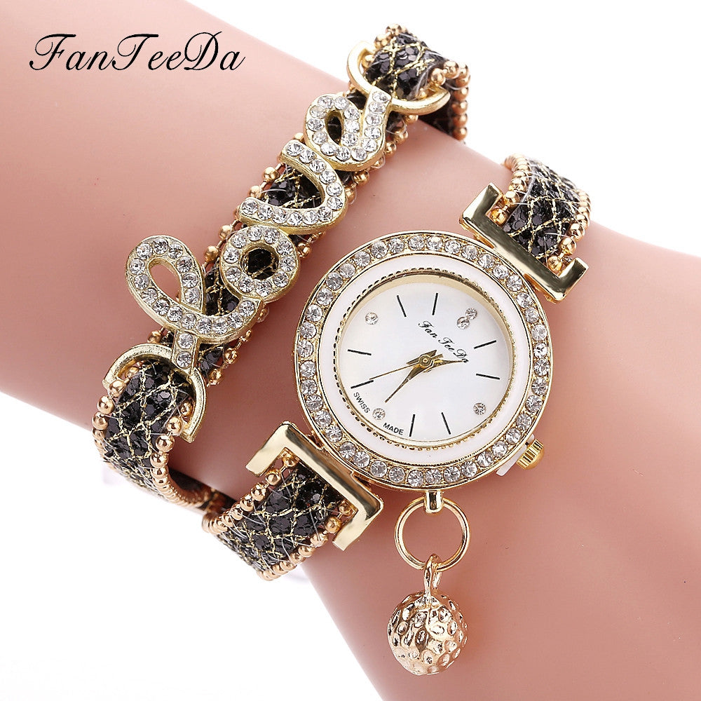 FanTeeDa Brand Women Bracelet Watches Ladies Watch