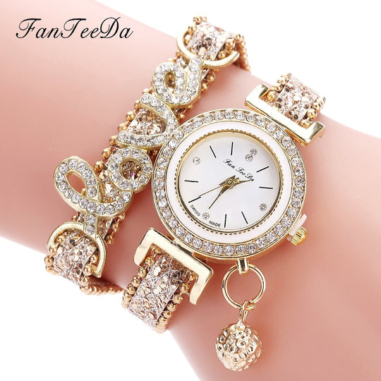 FanTeeDa Brand Women Bracelet Watches Ladies Watch