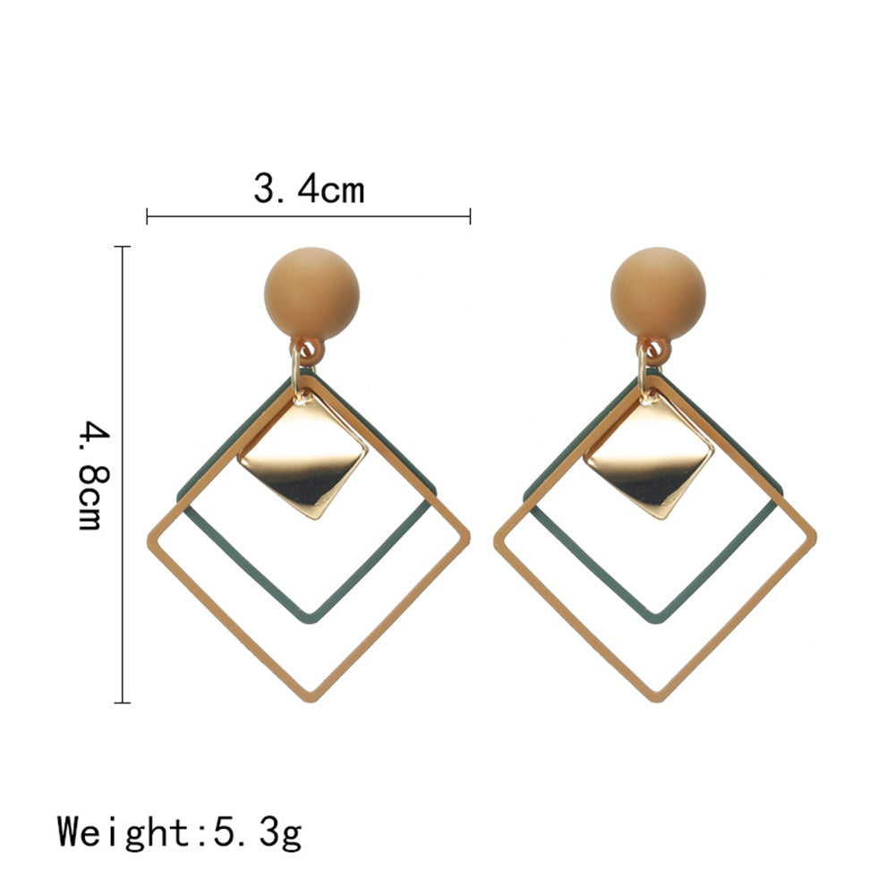 Long Hanging Earrings for Women Simple Hollow Hyperbole Earings