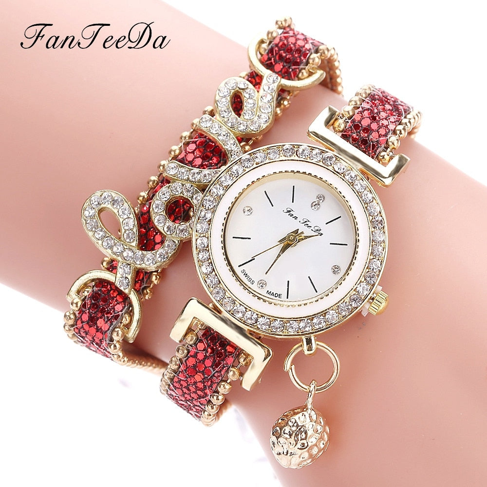 FanTeeDa Brand Women Bracelet Watches Ladies Watch