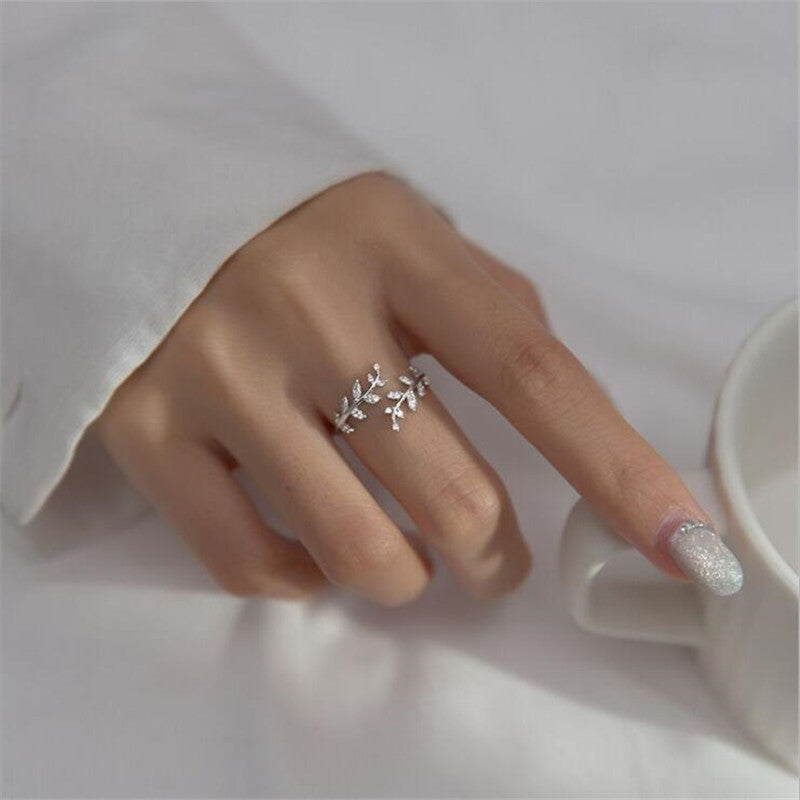 Branch Open Ring For Woman Fashion Spring Summer Jewelry