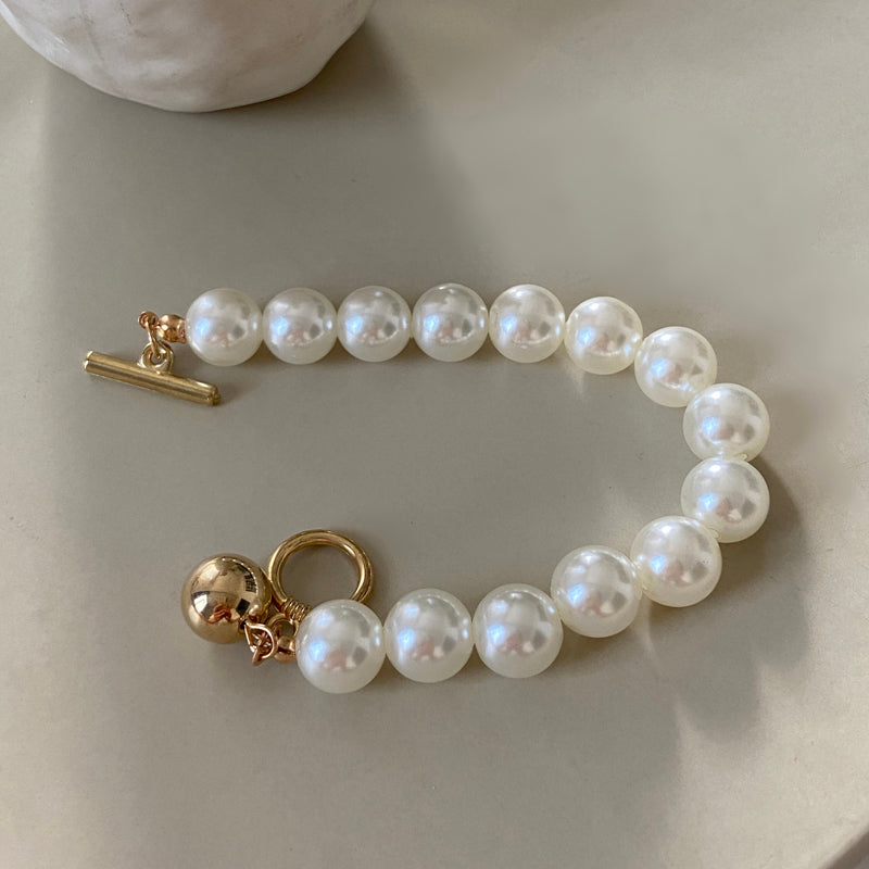 Bohemian Gold Beads Pearl Bracelets for Women