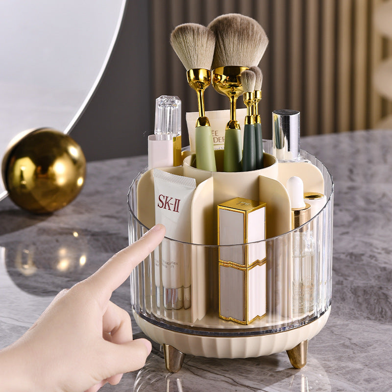 Desktop Rotating Makeup Brush Storage Cartridge