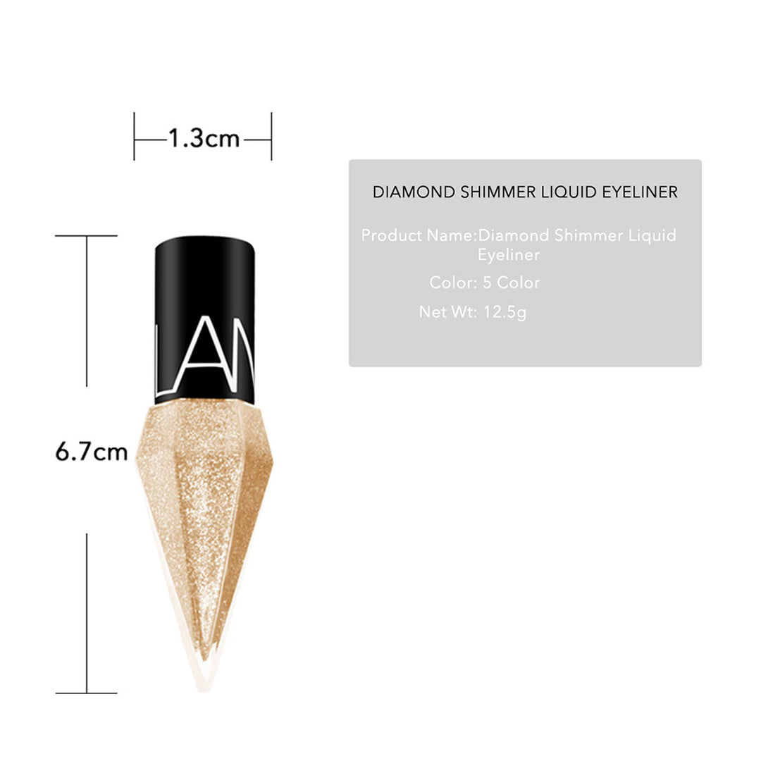 LOOKAVE Single Bottle Diamond Shiny Eyeliner Bulk