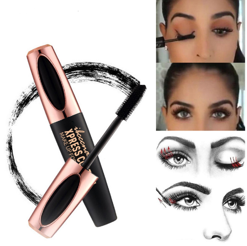 4D Mascara Lengthening Waterproof Eyelashes Eye Mascara