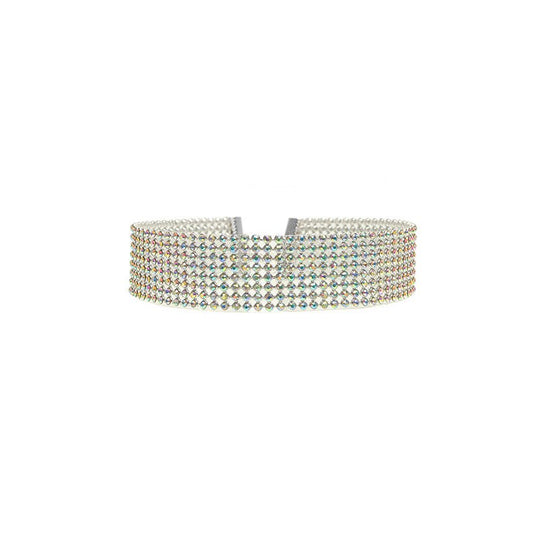 Fashion Women Full Crystal Rhinestone Choker Necklace