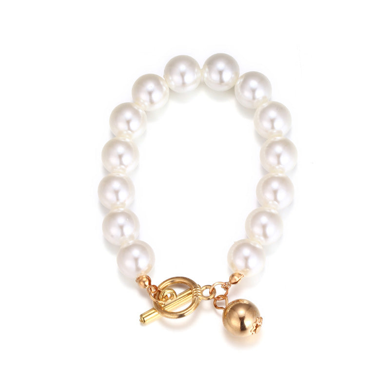 Bohemian Gold Beads Pearl Bracelets for Women