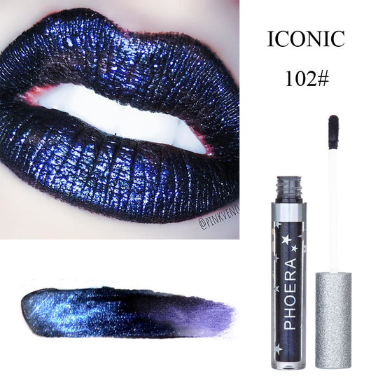 Moisturizing Candy Color Lip Gloss Waterproof Glitter Liquid Lipstick