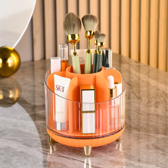 Desktop Rotating Makeup Brush Storage Cartridge