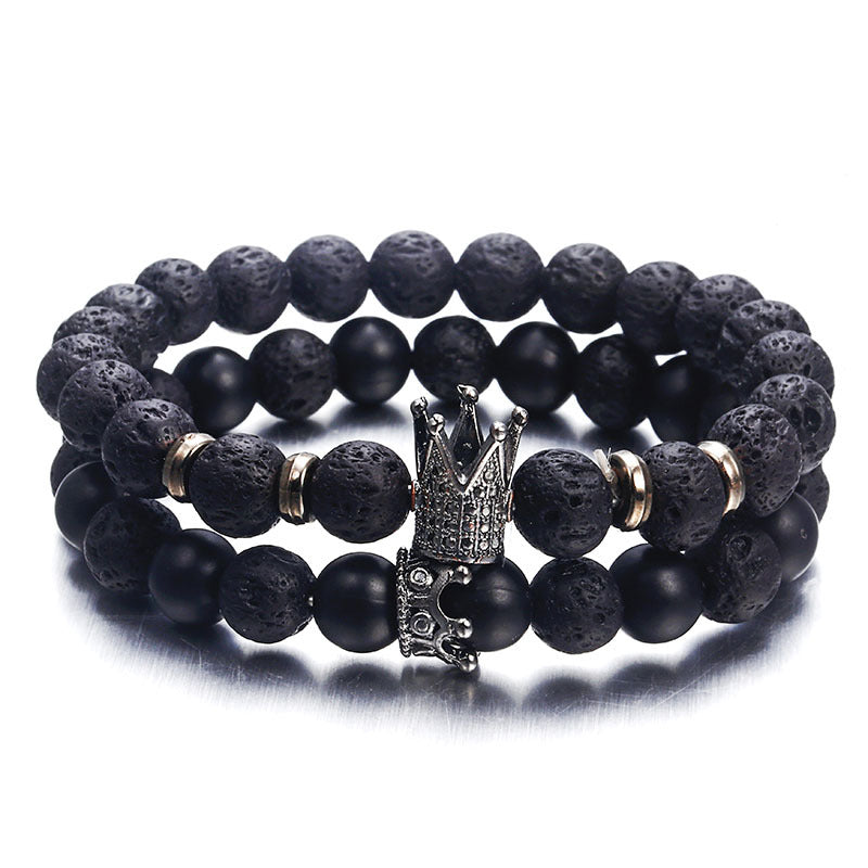 Fashion Lava Natural Stone Beads Bracelet For Women Bracelets