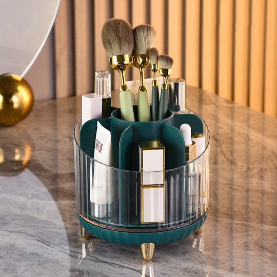 Desktop Rotating Makeup Brush Storage Cartridge