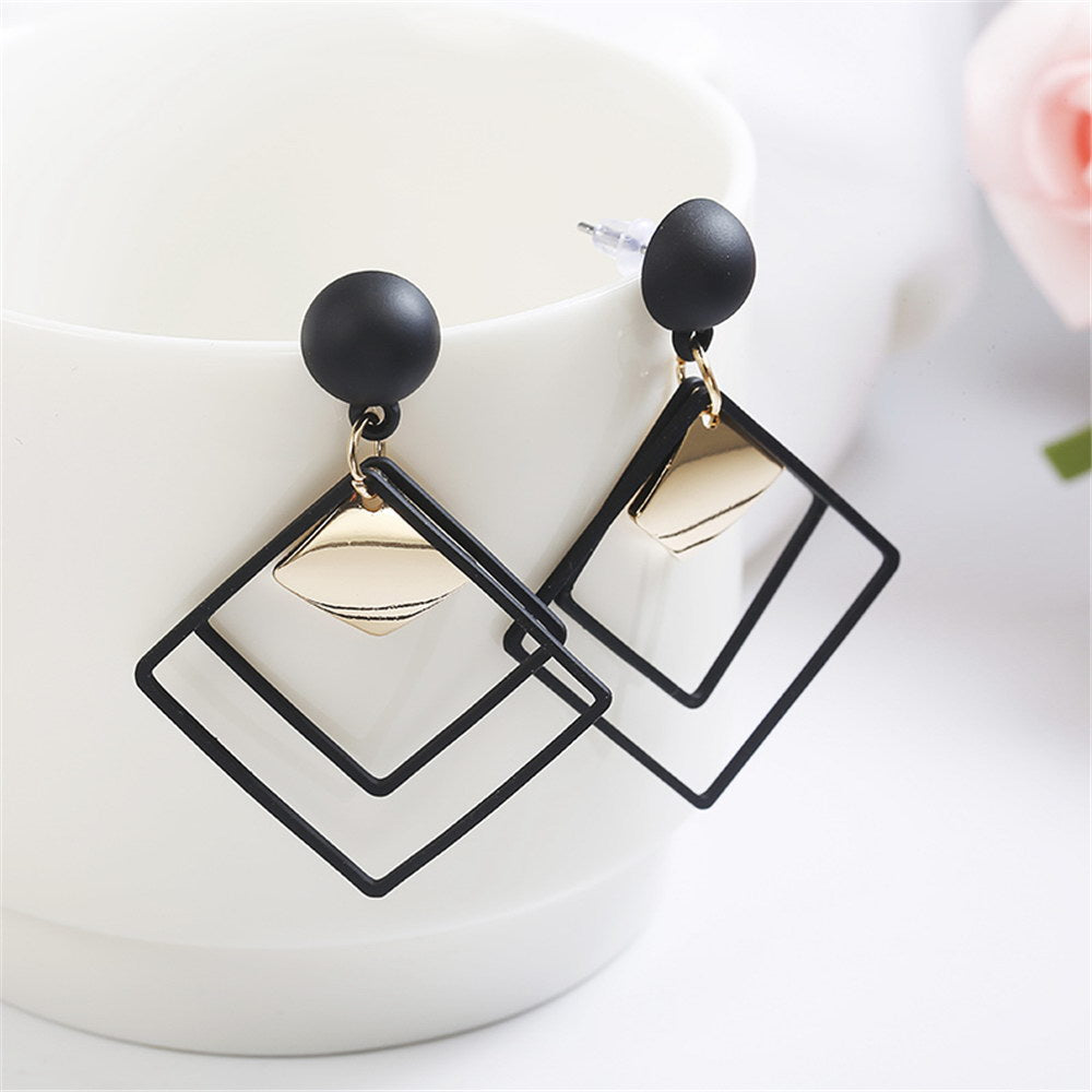 Long Hanging Earrings for Women Simple Hollow Hyperbole Earings