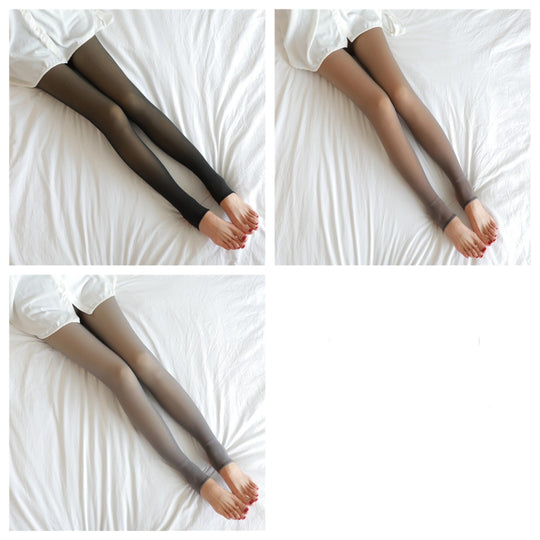 Fleece Pantyhose Women Fleece Lined Pantyhose Thermal Winter Tights