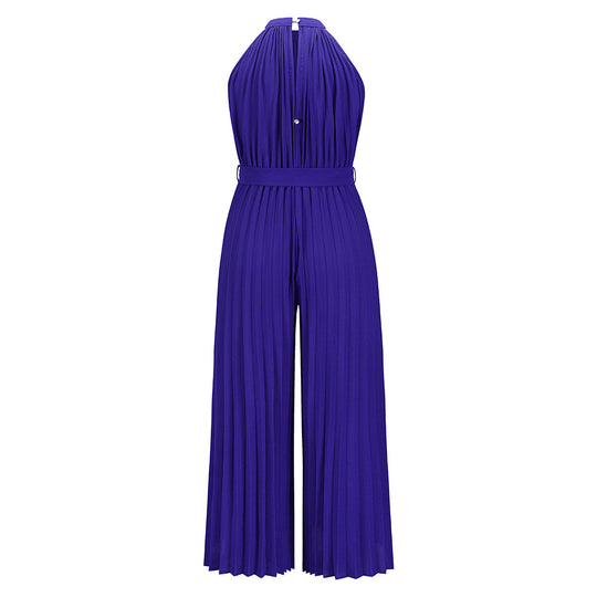 Women's Casual Fashion Solid Color Slim Jumpsuit