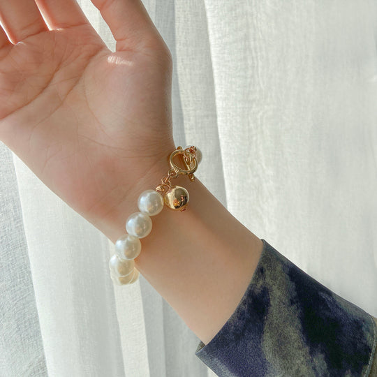 Bohemian Gold Beads Pearl Bracelets for Women