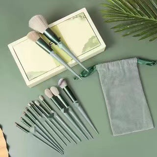 Leaf Makeup Brushes Green Beauty Quick-drying Makeup Brush Set