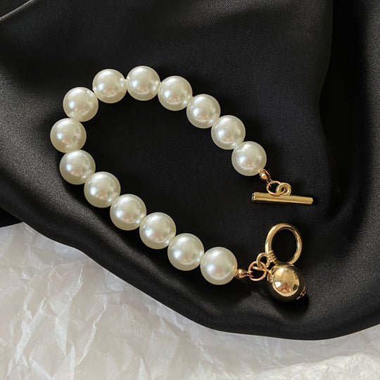 Bohemian Gold Beads Pearl Bracelets for Women