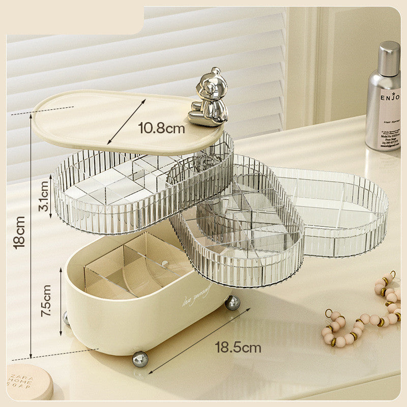 Stylish Rotating Desktop Storage Box