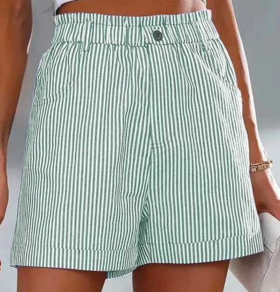 Women's Summer Striped Shorts