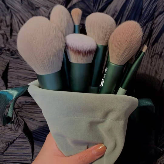 Leaf Makeup Brushes Green Beauty Quick-drying Makeup Brush Set