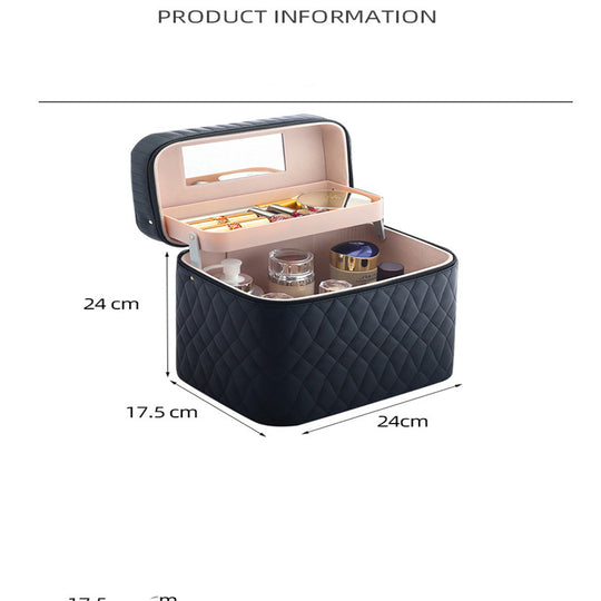 Large Capacity Korean Style Portable Cosmetics Storage Box