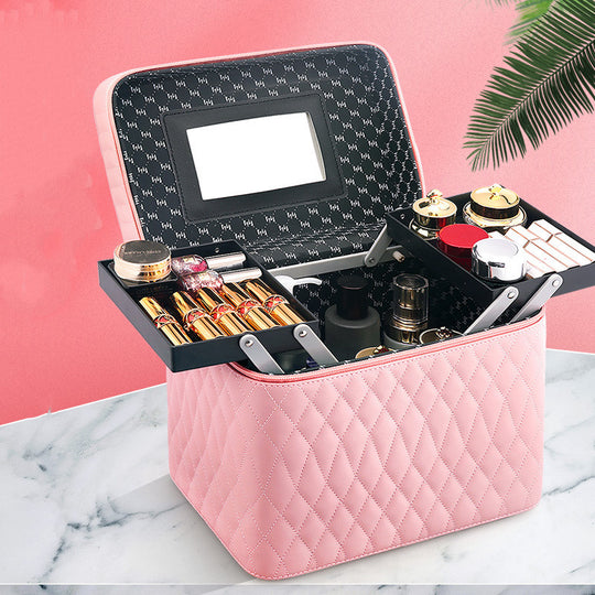 Large Capacity Korean Style Portable Cosmetics Storage Box