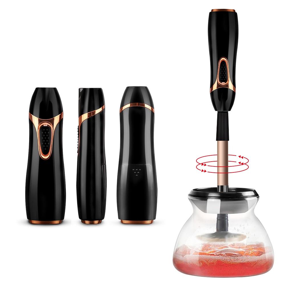 Automatic Make Up Brush Cleaner