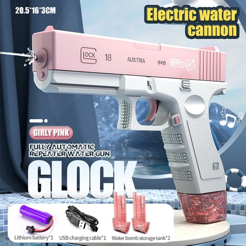 Summer Water Gun Electric Glock Toy