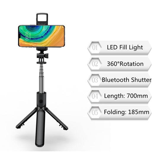 New 3 In 1 Wireless Selfie Tripod